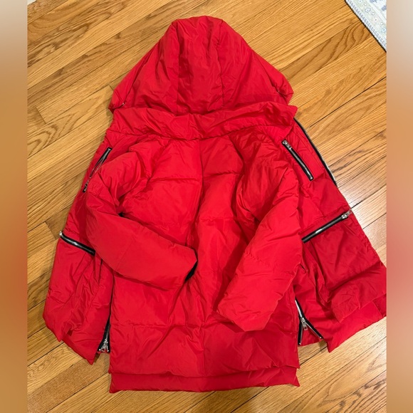 Kids orolay Winter coat in red, size 10-11 - Picture 5 of 8